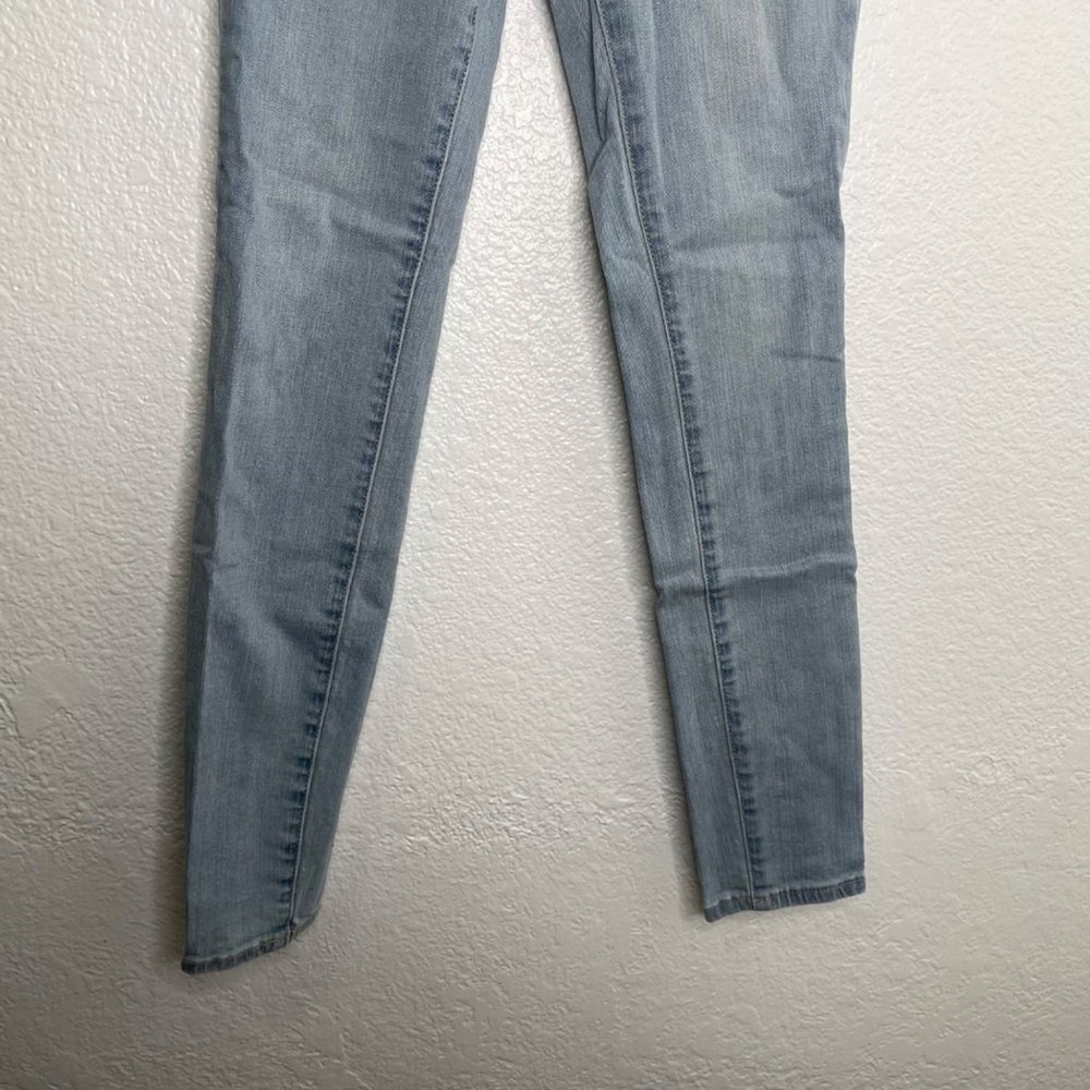 RSQ Jeans Womens Super High Rise Jeggings Light Wash Blue Skinny Size 00/23 - Picture 8 of 10